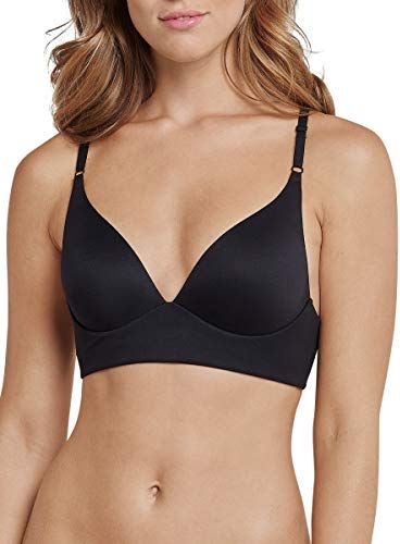 Invisible Soft Lounge Bra Reggiseno Imbottito, Schwarz, 75B Donna