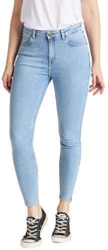 Scarlett High Zip Jeans Skinny, Blu (Light Coroval OC), 25W / 31L Donna