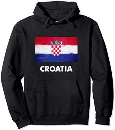 Croazia Bandiera croata Felpa con Cappuccio