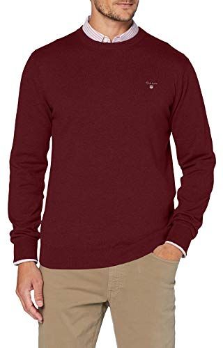 Cotton Wool Crew Maglione, Porto Rosso, XS Uomo