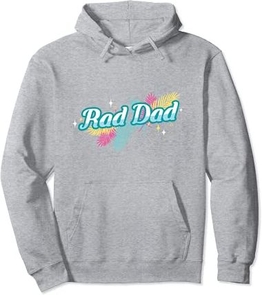 Happy Fathers Day 2021 Rad Dad Cool Vintage Retro 90's Men's Felpa con Cappuccio