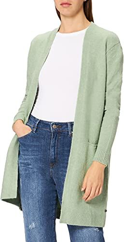 Gs000952 Maglione Cardigan, Verde Gelido, XL Donna