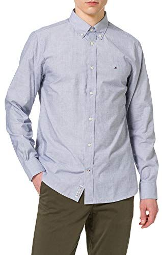 Natural Soft Poplin Shirt Camicia, Carbon Navy, XS Uomo