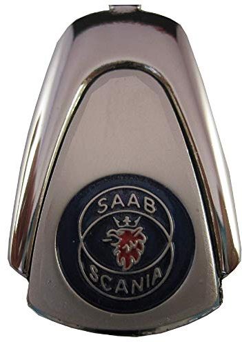 ref0008 portachiavi in ​​metallo compatibile con le marche di auto (Compatibile con Saab)