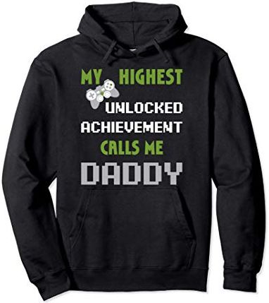 Nerdy Funny Fathers Day Gift Gamer Dad Video Gaming Husband Felpa con Cappuccio