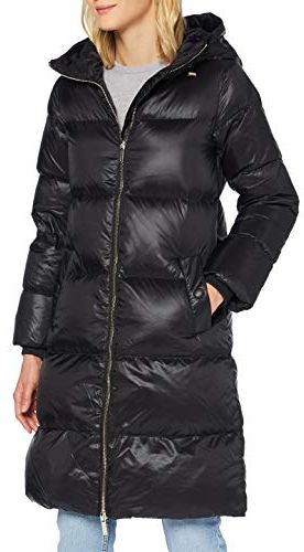 Long Down Jacket Piumino, Nero, XL Donna