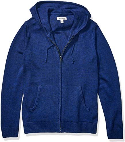 Supersoft Marled Fullzip Hoodie Sweater Sweaters, Bright Blue, US M (EU M)
