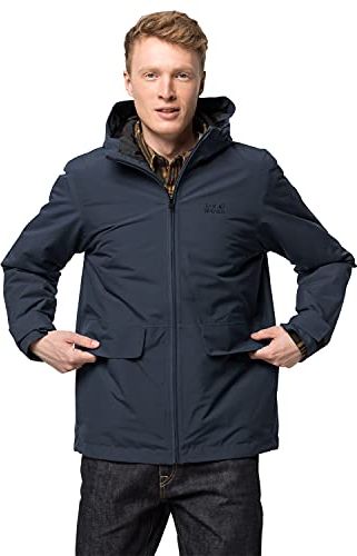 White Forest Jacket M Giacca, Blu Notte, L Uomo