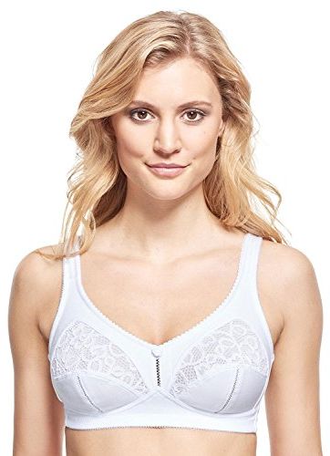 Entlastungs-BH Topsy Plus 7395, Reggiseno con Ferretto Donna, Bianco (Weiß 003), 7C (Taglia fabricante: 100C)