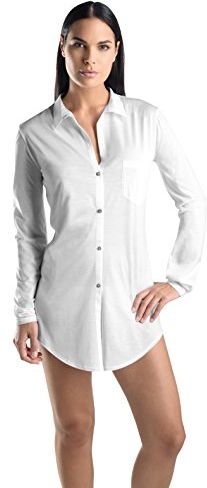 Camicia da Notte, Donna, Bianco (Weiß (White 0101)), M