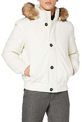 Hampton Down Bomber Giacca, Bianco (Ivory), M Uomo