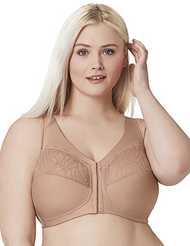 Reggiseno a Figura Intera Plus Size Magiclift a Forma Naturale con Chiusura Frontale Senza Ferretto #1210