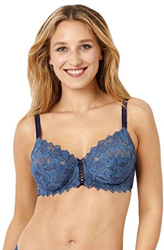 Arum - Soutien Gorge Classique Armatures Reggiseno con Ferretto, Blu (Indigo Vintage/Bleu Marine Hgq), 0E (Taglia Unica: 75/90E) Donna