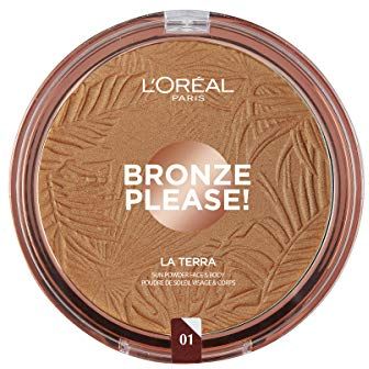 Joli Bronze Terra Make Up Abbronzante Viso in Polvere, Texture Leggera, 01 Portofino, 18 g