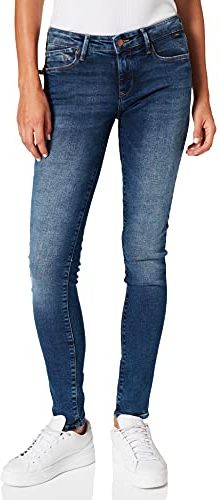 Serena Skinny Jeans, Blu (Dark Used Glam 22485), 27 W/32 L Donna