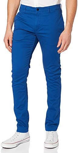 Tommy Jeans Uomo Essential Slim Pantaloni, Blu (Limoges 434), W29/L34