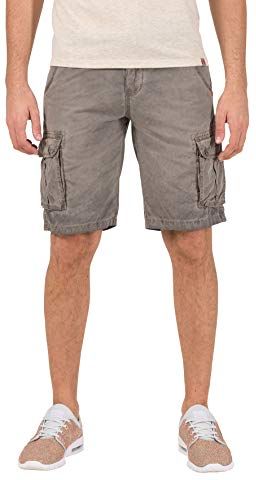 Loose Maguiretz Cargo Shorts incl. Belt Pantaloncini, Marrone (Washed Sand 6075), W31 Uomo