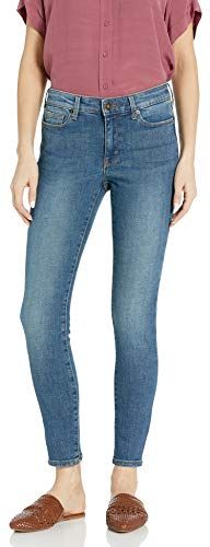 Mid-Rise Skinny Jeans, Authentic Blue, 25 Long