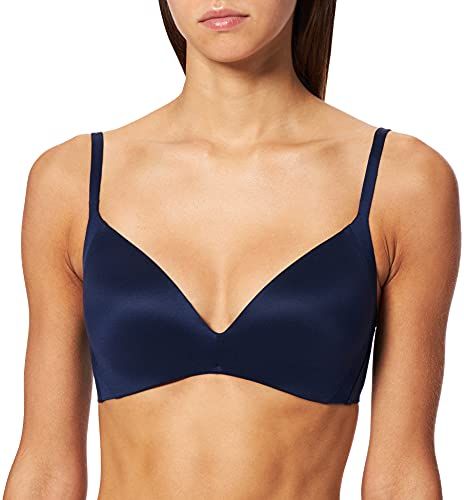 Body Make-up Soft Touch P Ex Reggiseno Imbottito, Blu Navy, 3A Donna