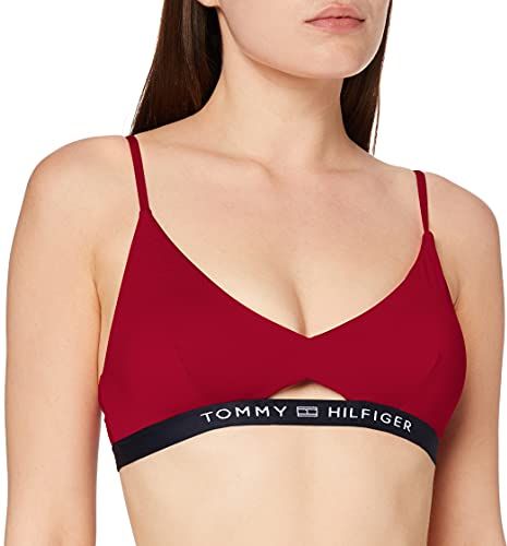 Bralette RP Parte Superiore del Bikini, Magenta Reale, M Donna