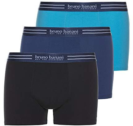 Essential Cotton Shorts, Azzurro/Denim//Grafite, S (Pacco da 3) Uomo