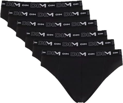 Ecodim X6 Eco Slip, Confezione da 6, Nero (Noir/Noir/Noir/Noir + Noir/Noir 0HZ), S (Pacco da 6) Uomo