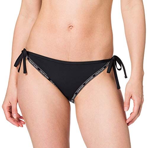 String Side Tie Parte Inferiore del Bikini, Pvh Nero, XL Donna