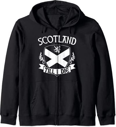 Bandiera della Scozia Ascendenza scozzese Scozia divertente Felpa con Cappuccio