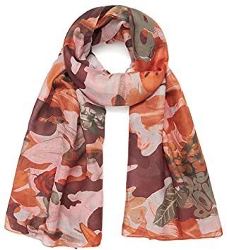 Fou_Camo Amore Moda Sciarpa, Colore: Rosso, U Donna