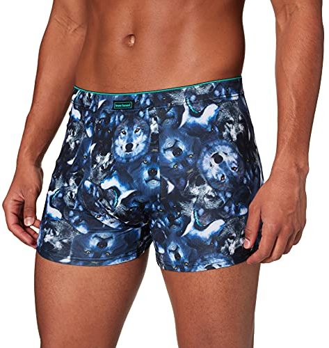 Mystery Shorts, Wolf Print, XL Uomo