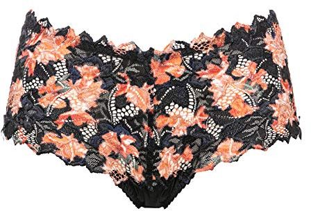 Arum Mosaic 619212 Mutande, Imprime Fleurs Noir, 46 Donna