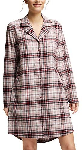 JUTTAH CAS Nw OCS Nightshirt Longsleeve Maglia Lunga da Notte, 610/Rosso Scuro, 46 Donna