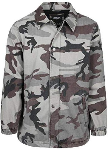 Cotton Coach Jacket Giacca, Multicolore (Wood Camo 00396), XL Uomo