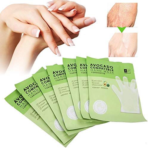 Maschera rinnovabile per la riparazione della pelle delle mani, guanti idratanti per mani 7pcs, maschera per le mani nutriente idratante idratante per la pelle