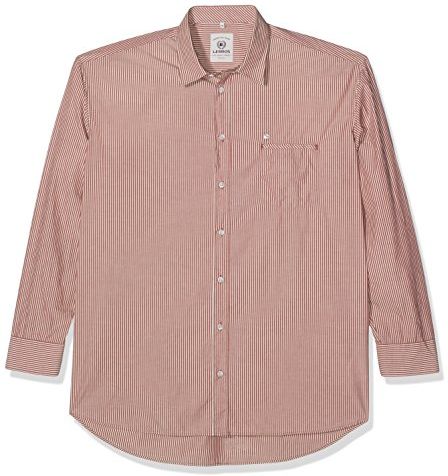 Große Größen Herren Hemd Große Größen Camicia Casual, Arancione (Soft Copper 941), XXXXL Uomo