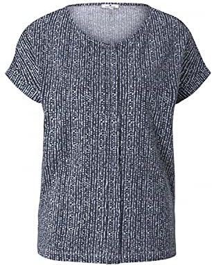 1025915 Basic T-Shirt, 27424-Blue Minimal Design, M Donna