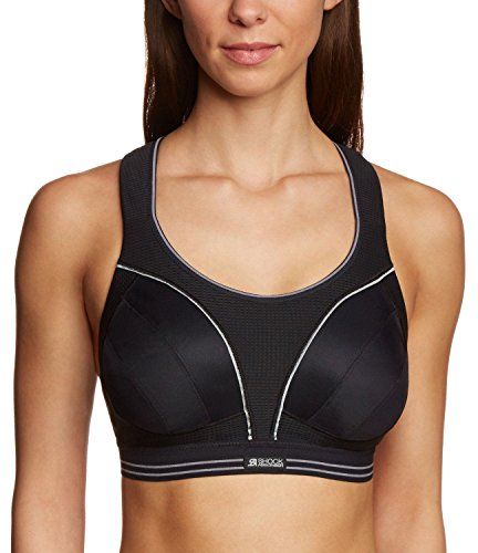 ,Reggiseno sportivo Ultimate Run da donna, ammortizzatore, nero, 80B