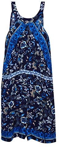 Clara Halter Playsuit Jumpsuit, Blu (Navy Paisley EW6), XXS (Taglia Produttore:6) Donna