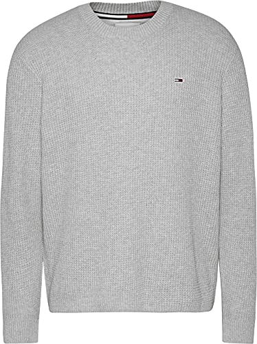 Tjm Honeycomb Sweater Maglione, Argento Grigio Htr, L Uomo