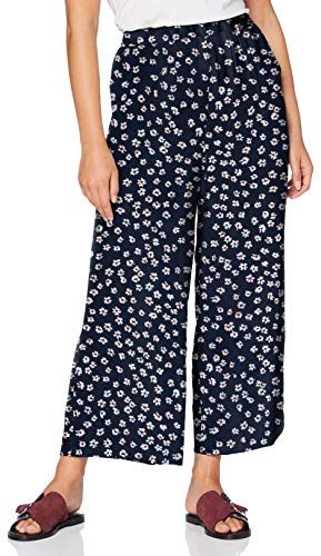 Tjw Printed Fluid Pant Pantaloni, Blue, Rs Donna