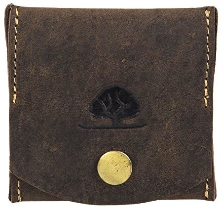 Greenburry Vintage portafoglio portamonete pelle 7,5 cm marrone