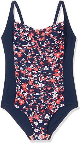 Pour Moi? Donna Coral Flower Control Swimsuit Nuoto Not Applicable, Blu (Coral Flower Coral Flower), (Taglia Produttore: 16)