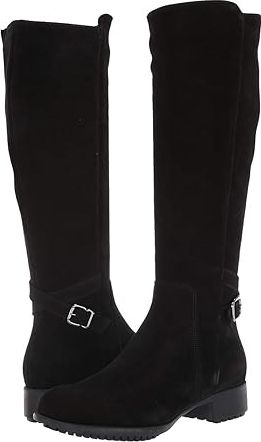 Stella (Black Suede) Women's Dress Zip Boots