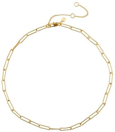 Paperclip Link Necklace (Vintage Gold) Necklace
