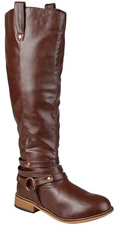 Walla Boot - Extra Wide Calf (Brown) Women's Shoes