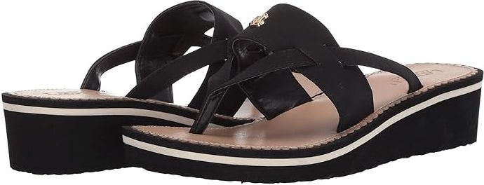 Rosalind Wedge (Black) Women's Shoes