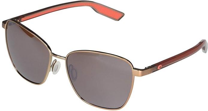 Paloma (Brushed Rose Gold/Cooper Silver Mirror Lens) Fashion Sunglasses