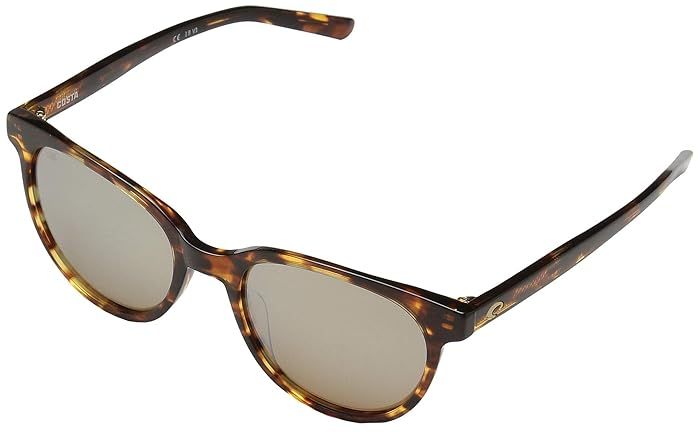 Isla (Copper Silver Mirror 580G/Shiny Tortoise Frame) Fashion Sunglasses