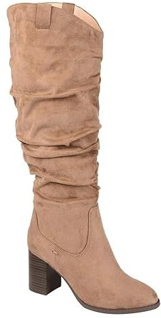 Aneil Boot - Extra Wide Calf (Taupe) Women's Shoes