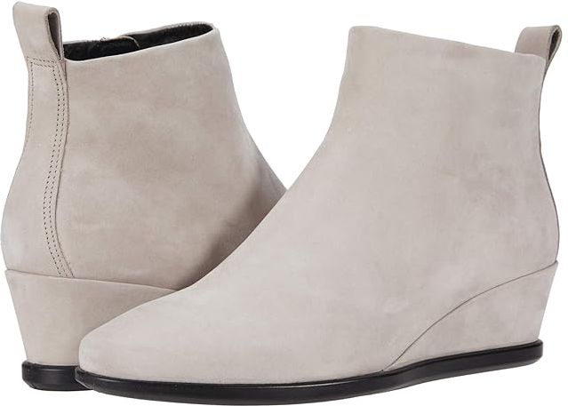 Shape 45 Wedge Ankle Boot (Grey Rose Calf Nubuck) Women's Shoes